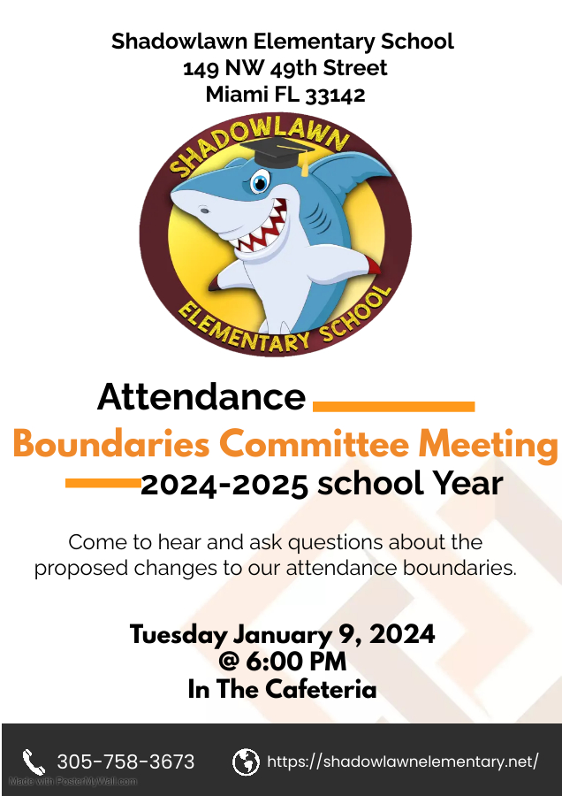 Attendance Boundaries Committee Meeting @ Cafeteria